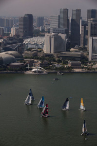 Второй этап Extreme Sailing Series 2013 в Сингапуре