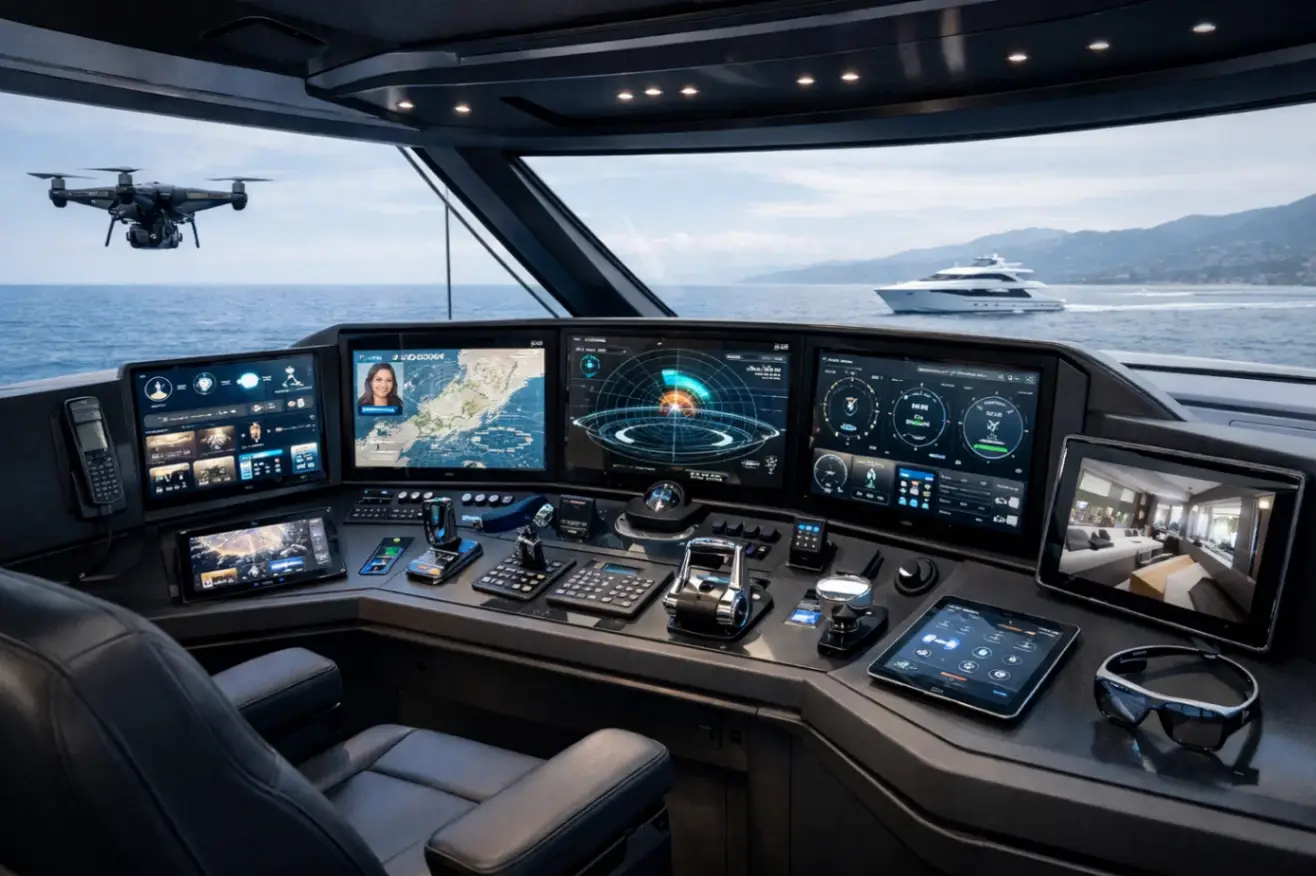 Connected yacht 2026 системы связи яхт